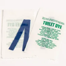 Toilet dye strips