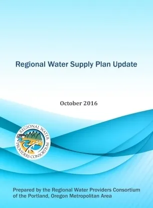 Cover of the Regional Water Supply Plan 2016 update