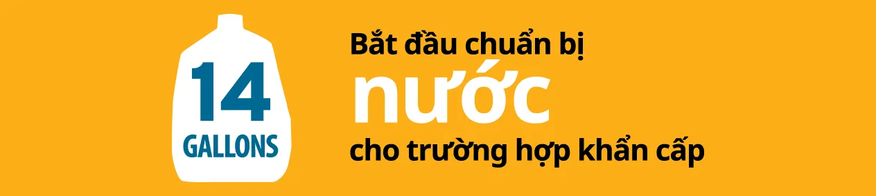 Bắt đầu chuản bị nước cho trường hợp khẩn cấp